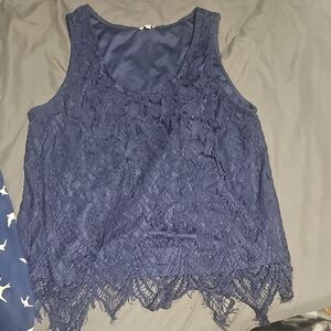 Kismet Midnight Blue Lace Camisole